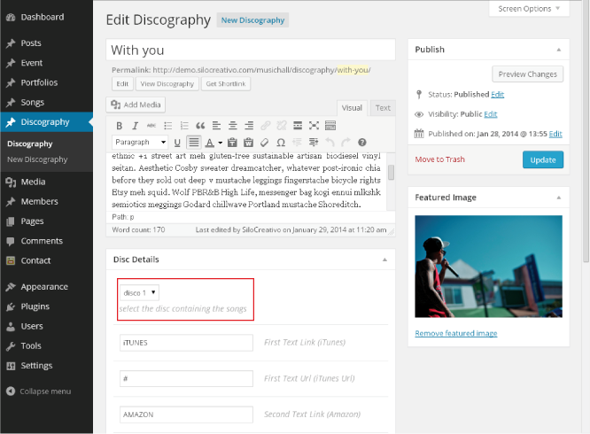 wordpress-disco-music