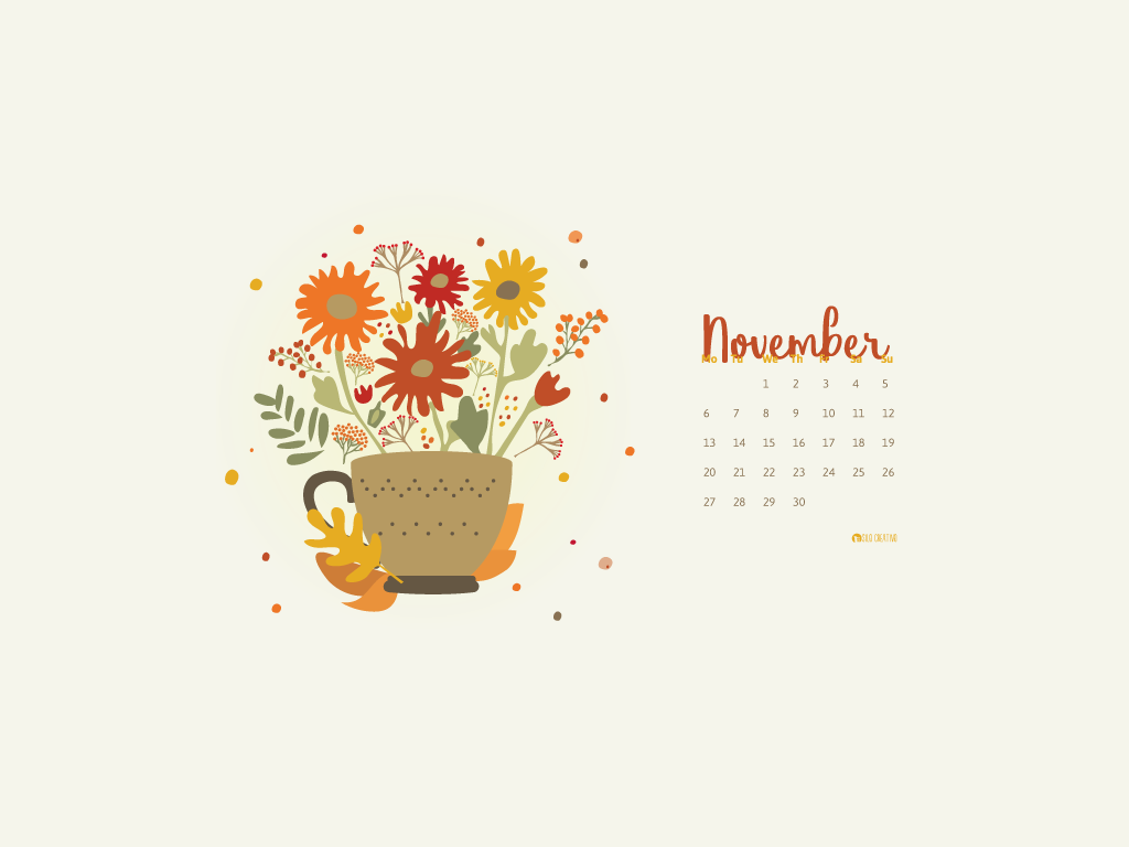 Downloadable Calendar: November 2021 • Silo Creativo
