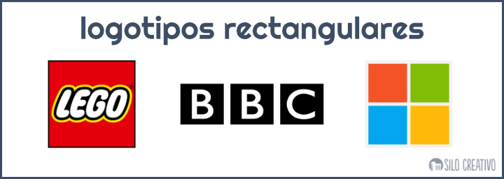 logotipos rectagulares ejemplos