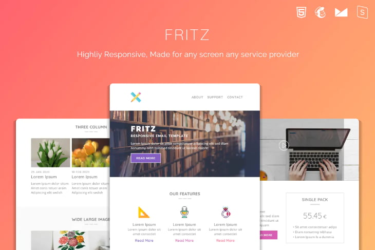 Cytio, plantilla personalizada para Mailchimp