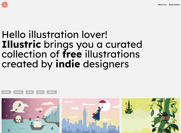 Illustric Tema WordPress para Portfolio